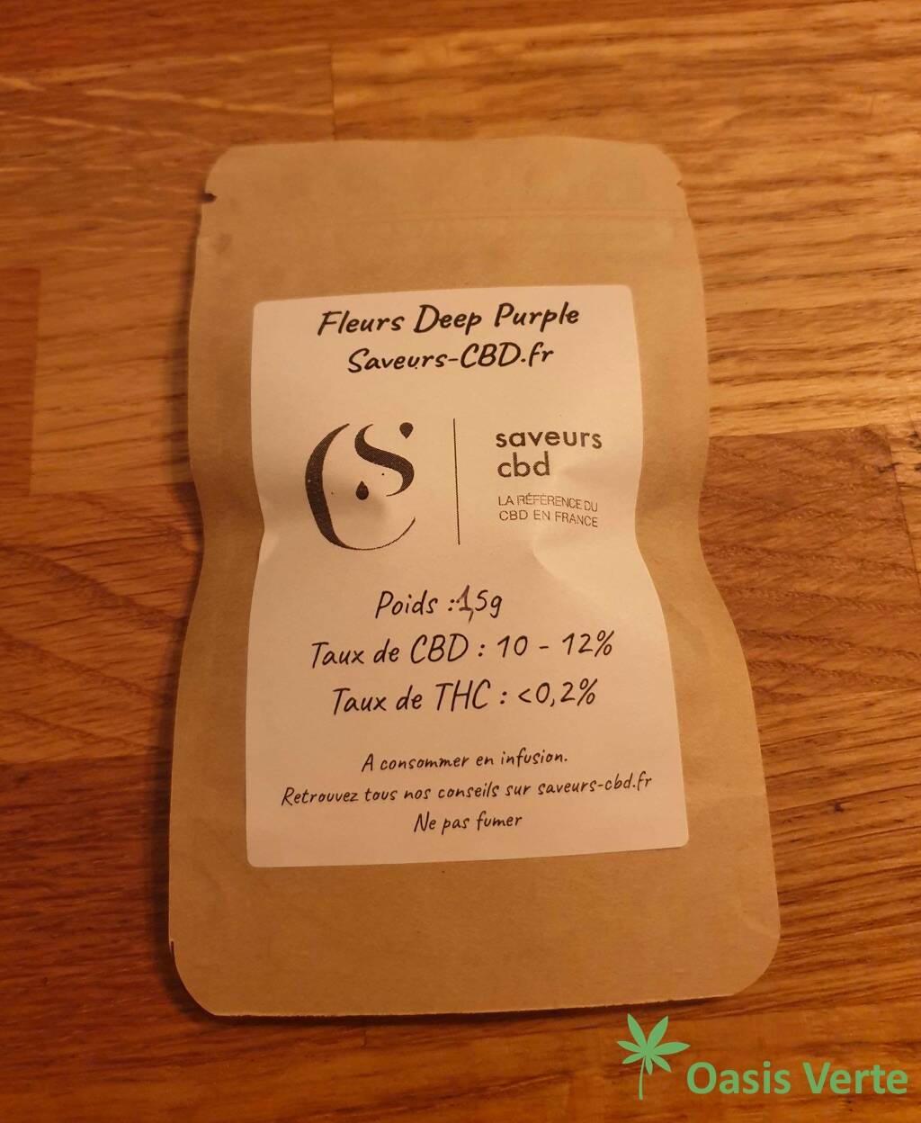 fleur cannabis deep purple saveurs cbd